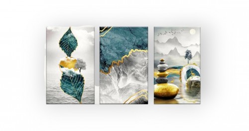 Τρίπτυχο blue gold  SRT