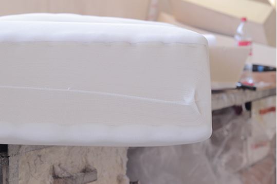 Τελική μορφή μαξιλαριού καναπέ