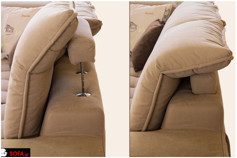 μαξιλάρι με ανεβασμένη ανάκλιση